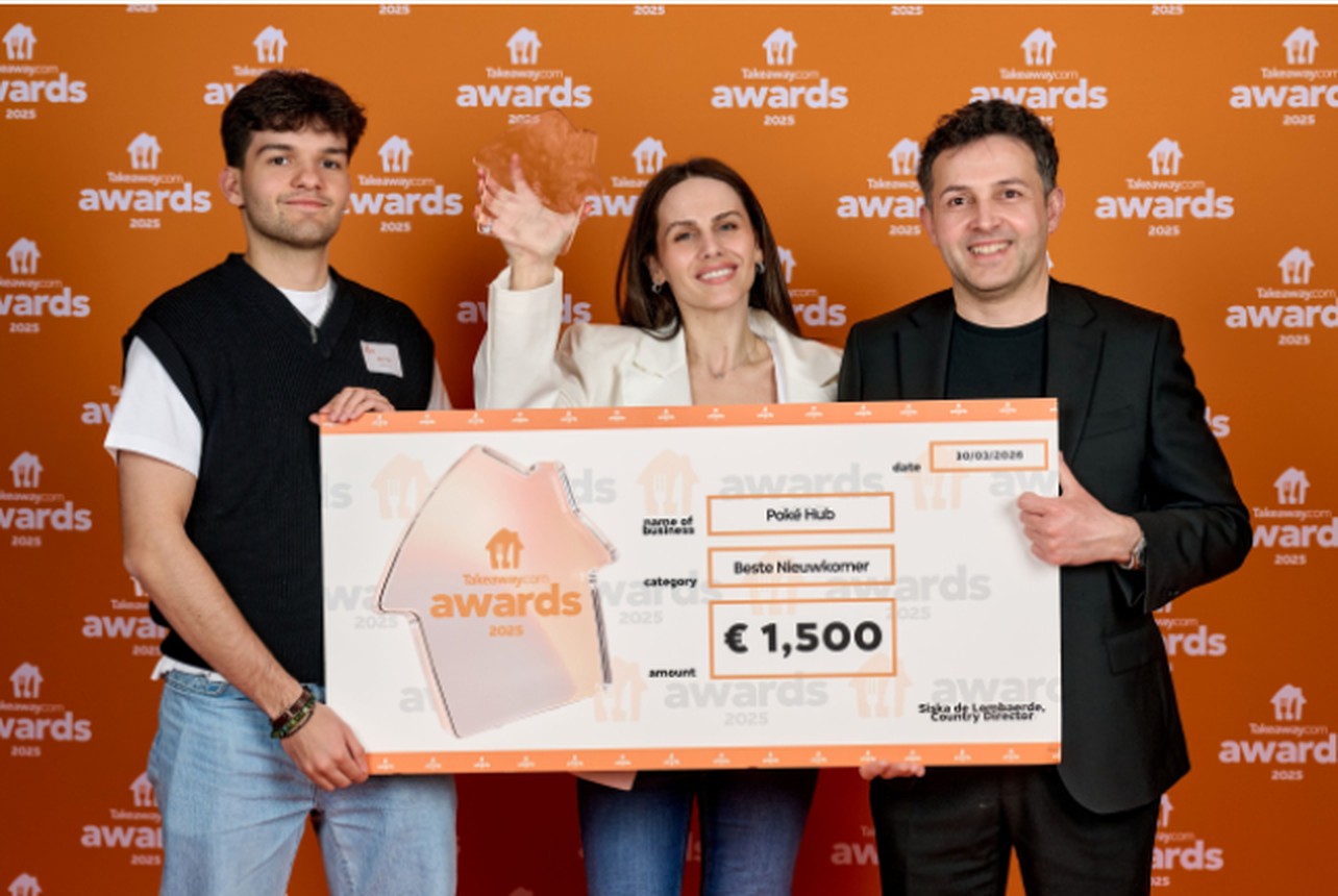 Poké Hub wint de award Beste Nieuwkomer op de Takeaway.com Awards 2026